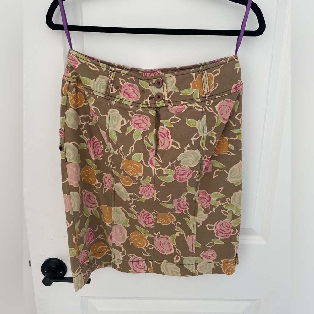 Hei Hei Anthropologie Floral Pencil Skirt